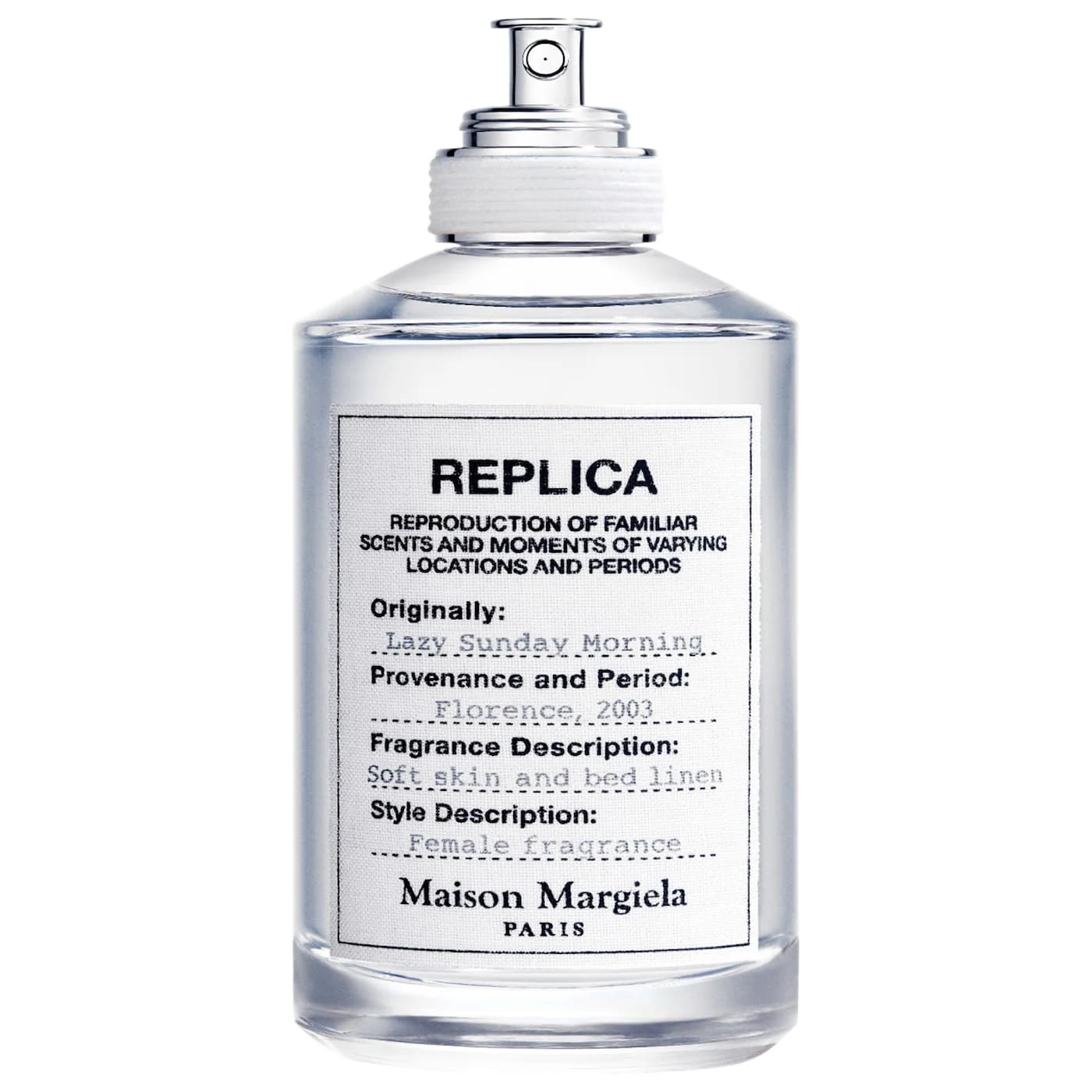 Maison Margiela Replica Lazy Sunday Morning perfume bottle